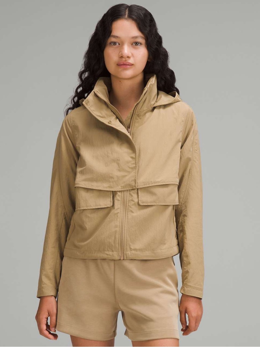 NWT size 8 Filbert Tan Lululemon Always Effortless Jacket